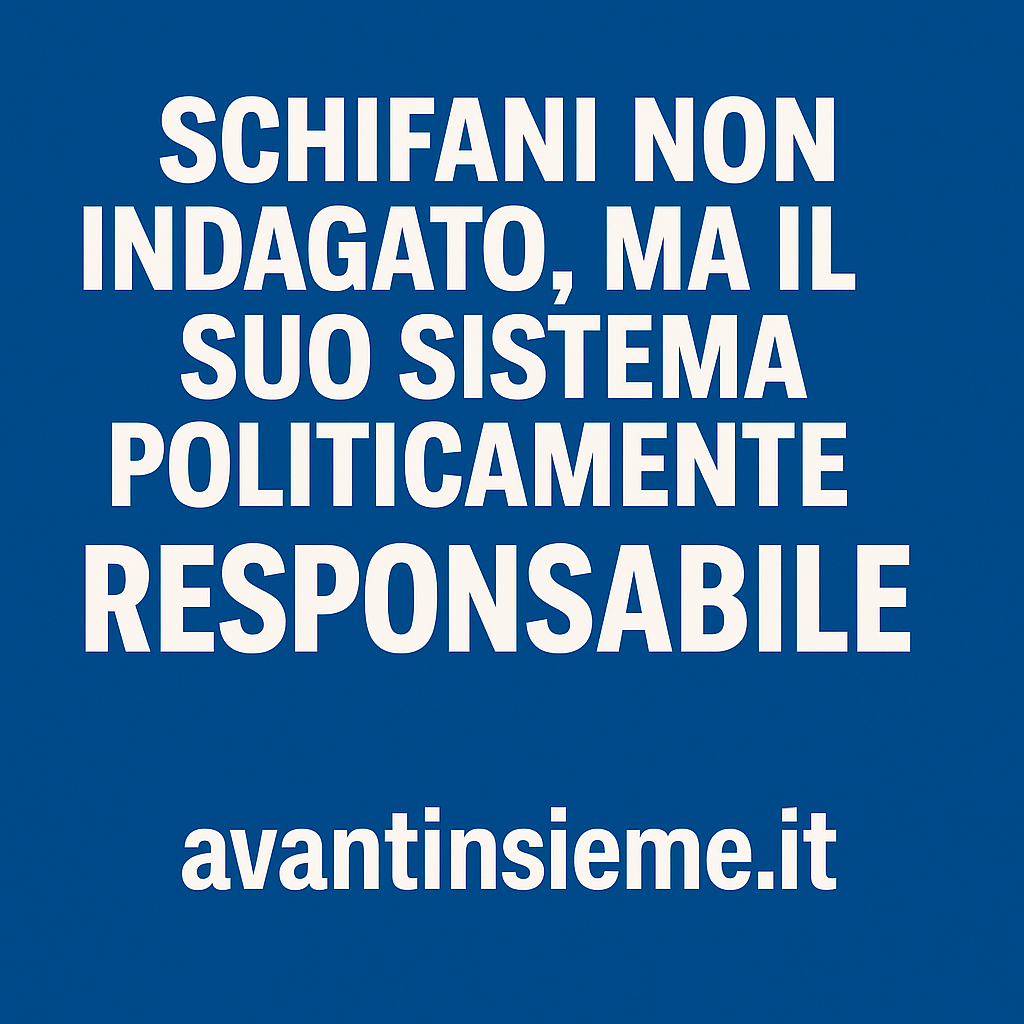 Governo di indagati, non possono scaricare tutto sulla Dc di Cuffaro, Schifani deve dimettersi